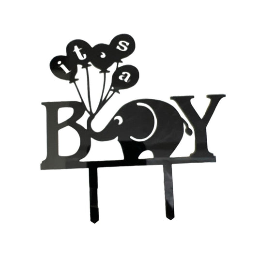 Boy Birthday Baby Shower Cake Topper - Bakeware India