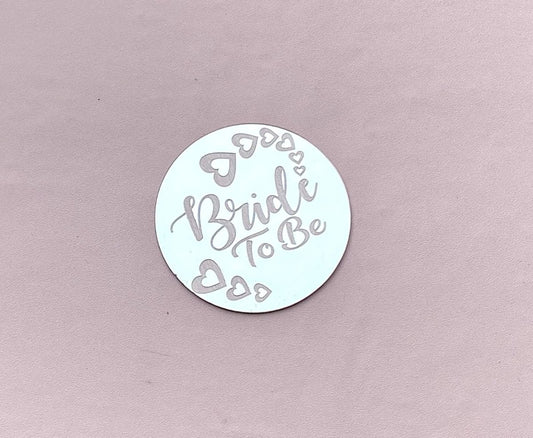 Bakewareind Bride To Be Coin Toppers,10pc Pack - Bakewareindia