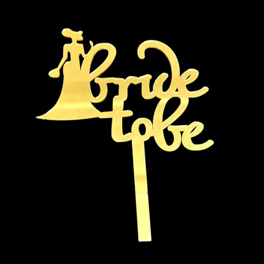 Bakewareind Bride to be Wedding Cake Topper - Bakewareindia