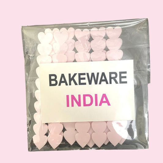 Bakewareind Cakesicle Icecream Heart Pastel Sticks 10pc Pack - Bakewareindia