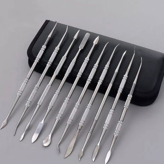 Bakewareind Carving Tool Set For Cake, Fondant, Wax 10pcs - Bakewareindia