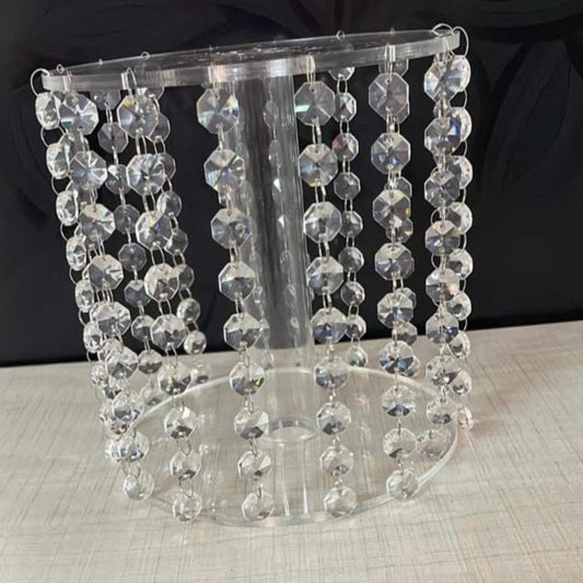 Bakewareind Crystal Acrylic Spacer With Lights,1pc - Bakewareindia