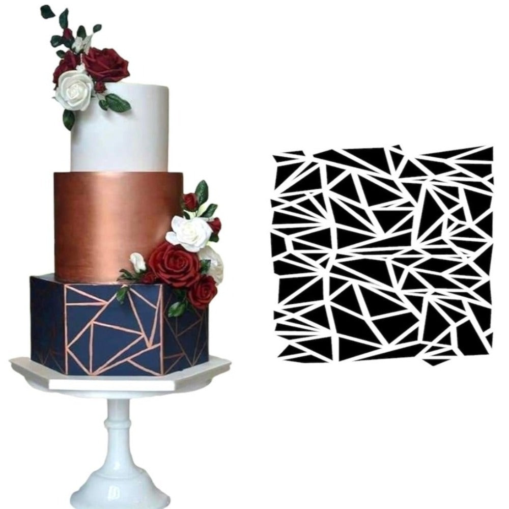 Bakewareind Crystalline Cake Stencil - Bakewareindia