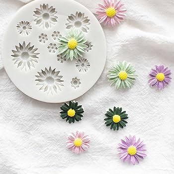 Daisy & Chrysanthemum Silicone Cake Mould - Bakeware India