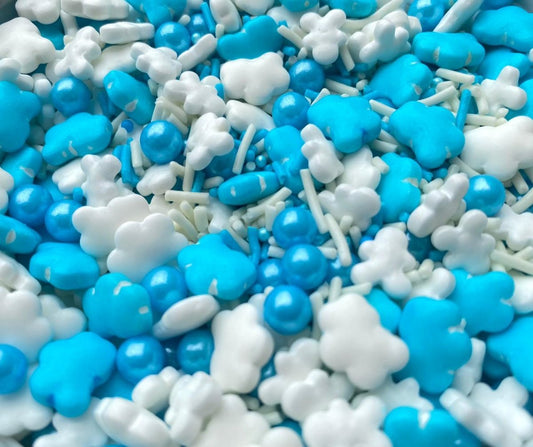 Bakewareind Daylight Cloud Edible Sprinkles Veg,100gram - Bakewareindia