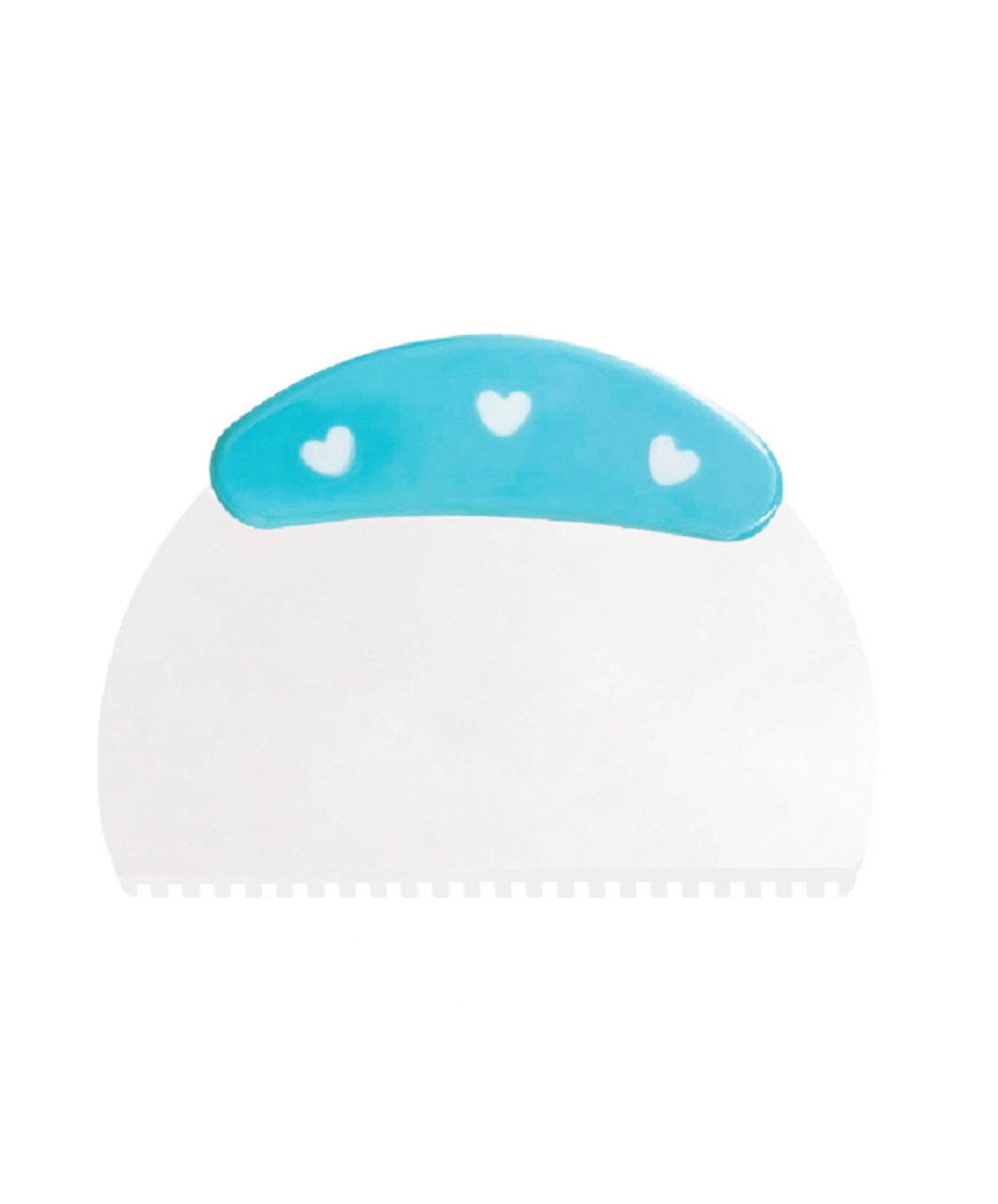 Bakewareind Designer Plastic Scrapper with Handle - Bakewareindia