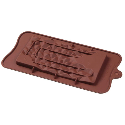 Bakewareind Diamond Silicone Chocolate Mould - Bakewareindia