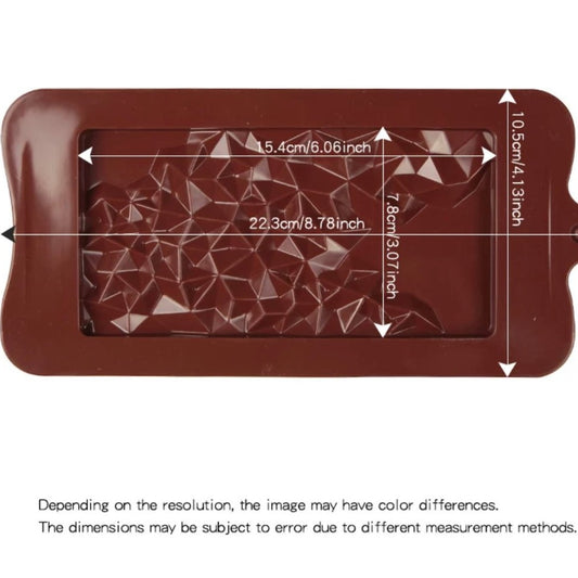 Bakewareind Diamond Silicone Chocolate Mould - Bakewareindia