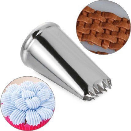 Bakewareind Double Side Basket Weave Nozzle No.481 - Bakewareindia