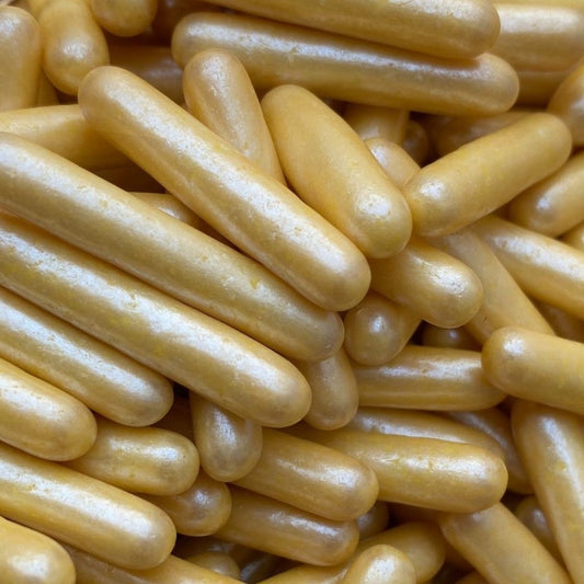 Bakewareind Edible Cream Dragees Rods Sprinkles ,100g - Bakewareindia