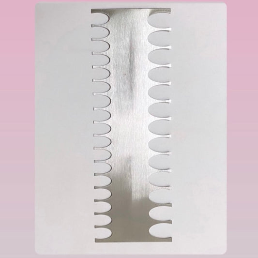 Bakewareind Extra Large Double Side Stainless Steel icing scrapper - Bakewareindia
