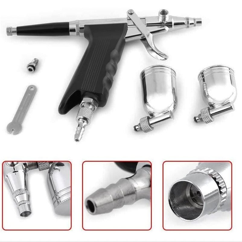 Bakewareind Flair Airbrush Gun With Compressor,Big - Bakewareindia