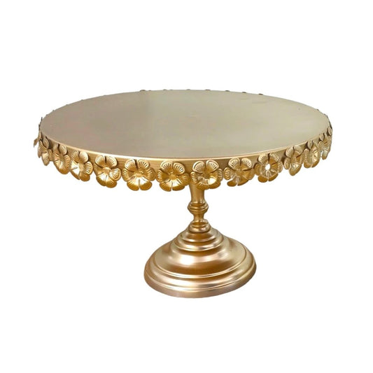 Bakewareind Flower Border Vintage Cake stand - Bakeware India