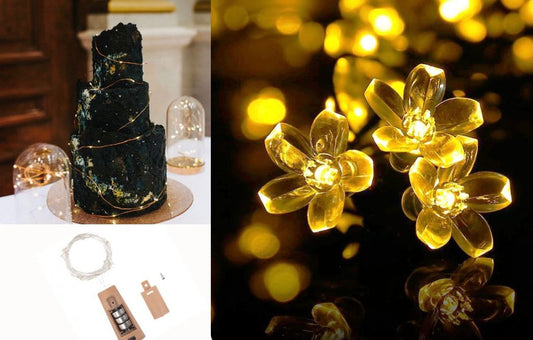 Bakewareind Flower Fairy Light Led Cake Decoration - Bakewareindia