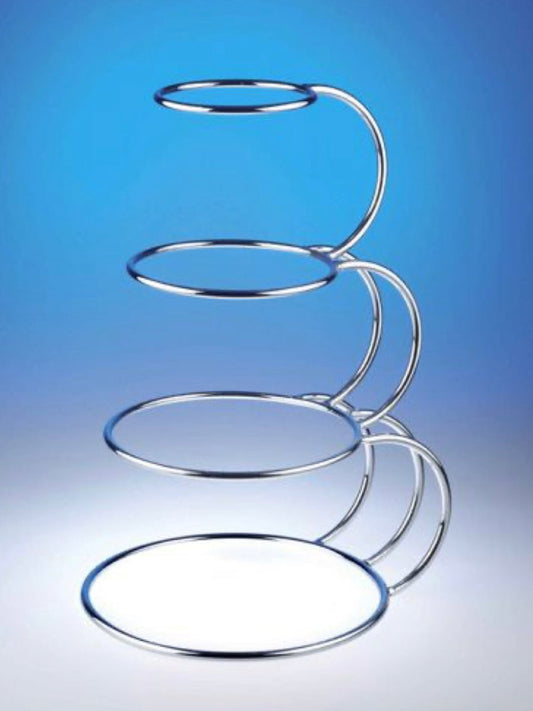 Bakewareind Four Tier Curved Cake stand - Bakewareindia