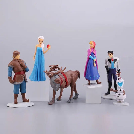 Bakewareind Frozen Toys Elsa , Anna , Snowman toys Cake Topper - Bakeware India