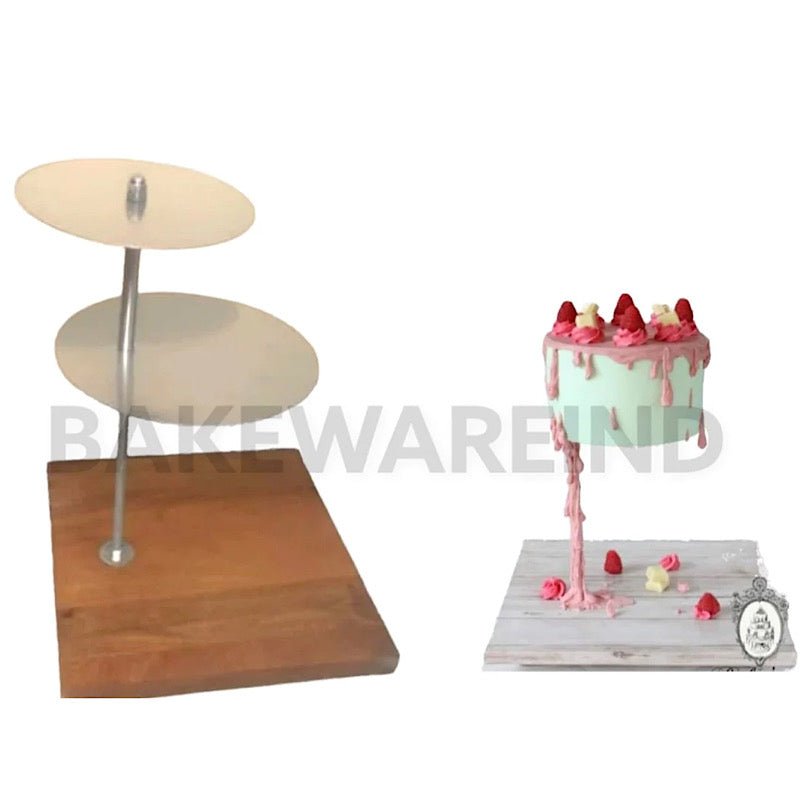 Bakewareind Gravity Standing Cake Dessert Stand,6 in 1 - Bakewareindia