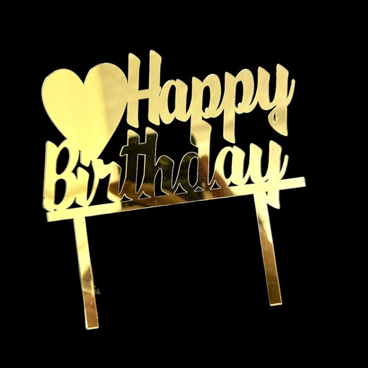 Bakewareind Happy Birthday Cake Topper - Bakewareindia