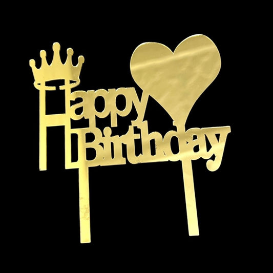 Bakewareind Happy birthday Cake Topper - Bakewareindia