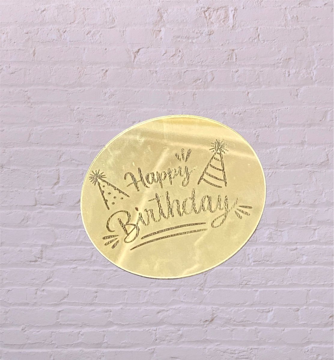 Bakewareind Happy Birthday Coin Toppers,10pc Pack - Bakewareindia