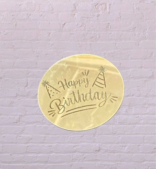 Bakewareind Happy Birthday Coin Toppers,10pc Pack - Bakewareindia