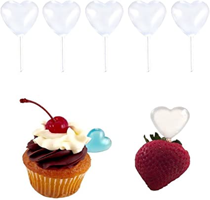 Bakewareind Heart Squeeze Pipettes 4ml ,10pcs set - Bakewareindia