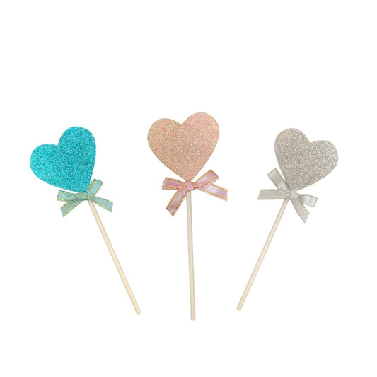 Bakewareind Heart Stick Decorating Cake Topper - Bakewareindia