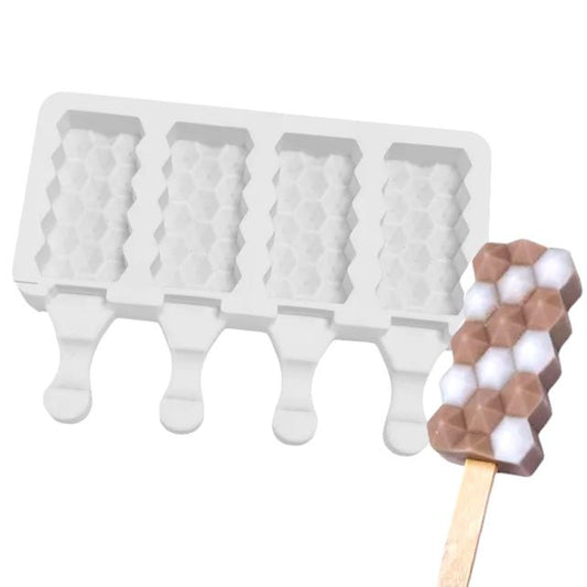 Bakewareind Honeycomb Cakesickle Silicone Mould - Bakewareindia