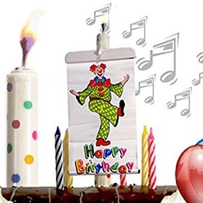 Bakewareind Joker Surprise Banner Pop Musical Candle - Bakewareindia