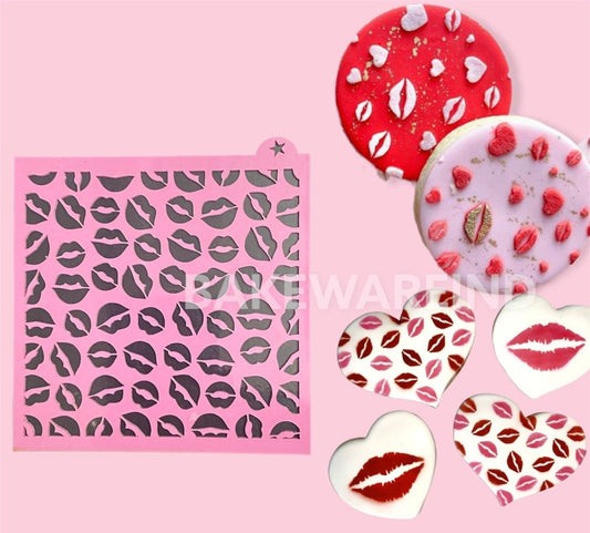 Bakewareind Kiss Outbosser Cookie Cake Stamp - Bakewareindia