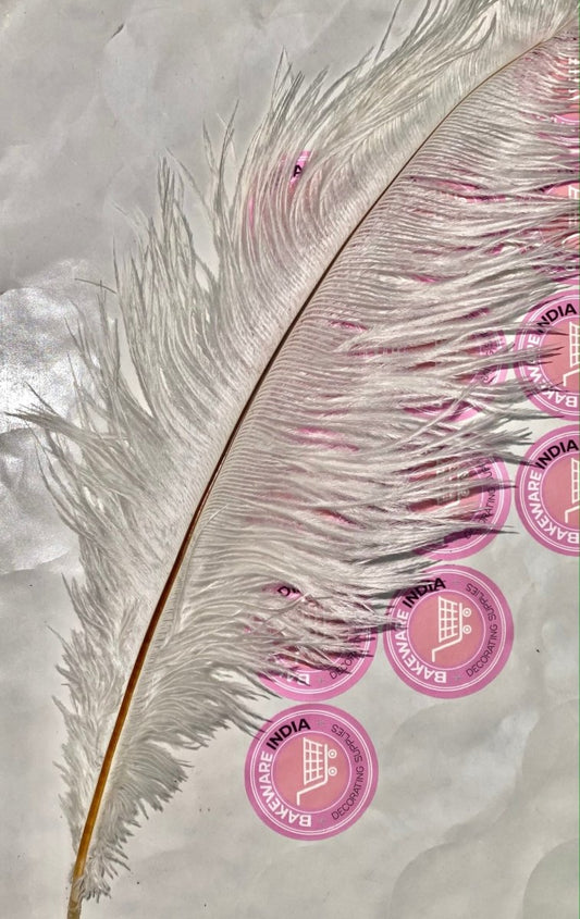 Bakewareind Large White Feather Topper - Bakewareindia