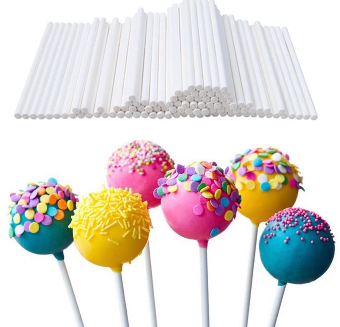 Bakewareind Lollipop sticks 100pcs set - Bakewareindia
