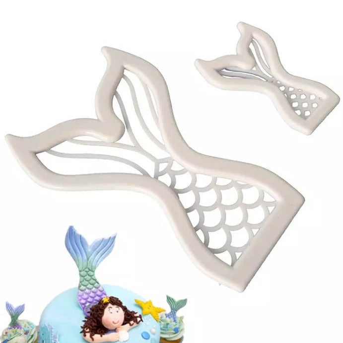 Bakewareind Mermaid Tail Cookie Cutter - Bakewareindia