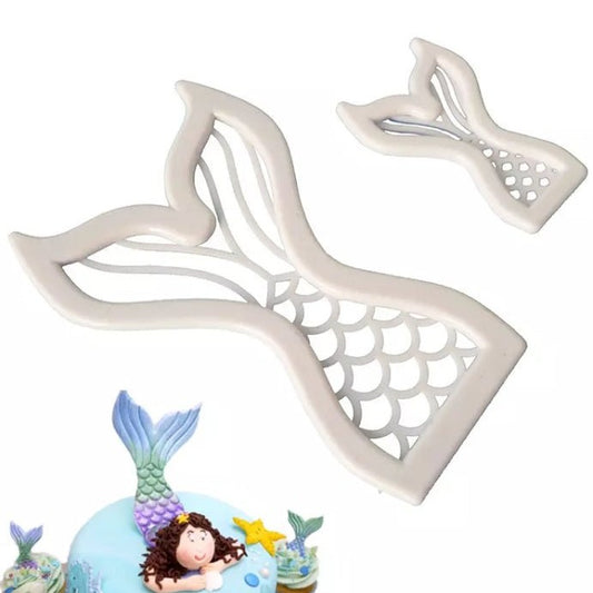 Bakewareind Mermaid Tail Cookie Cutter - Bakewareindia