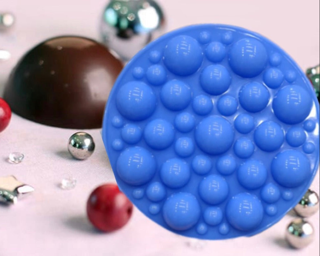 Bakewareind Mix Sphere Round Chocolate Cake Silicone Mould - Bakewareindia