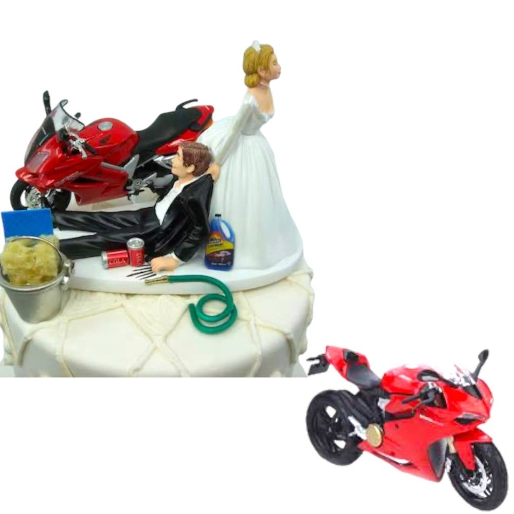 Bakewareind Motorcycle Toy Topper Cake - Bakewareindia
