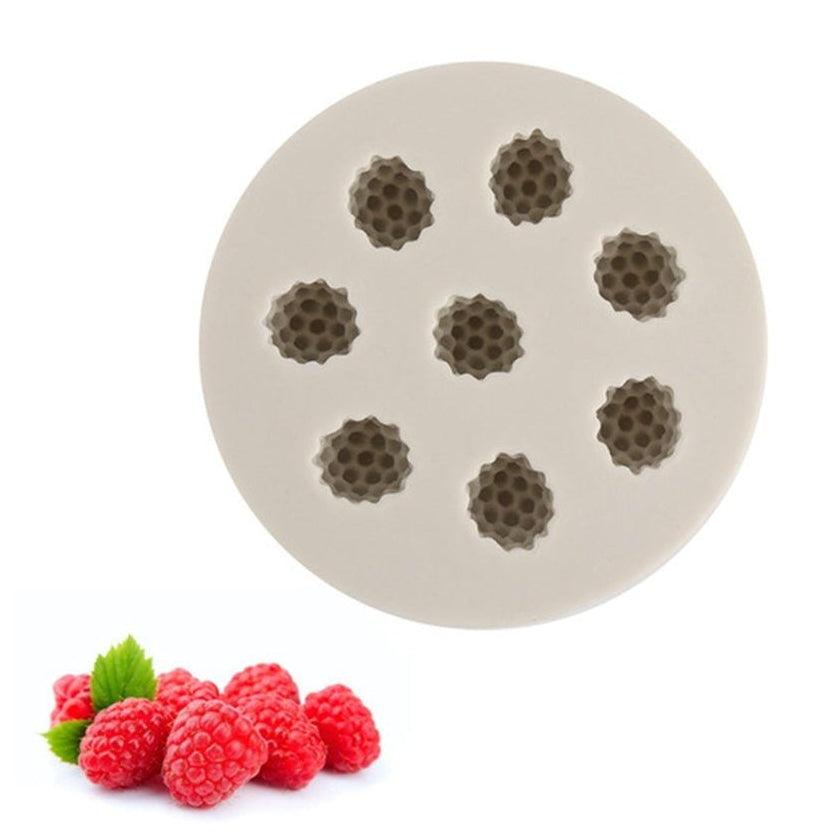 Bakewareind Mulberry Fondant Chocolate Cake Silicone Mould, 5 cavity - Bakewareindia