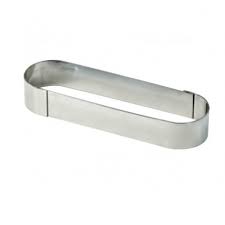 Bakewareind Oval Rings Stainless Steel , 2pcs - Bakewareindia