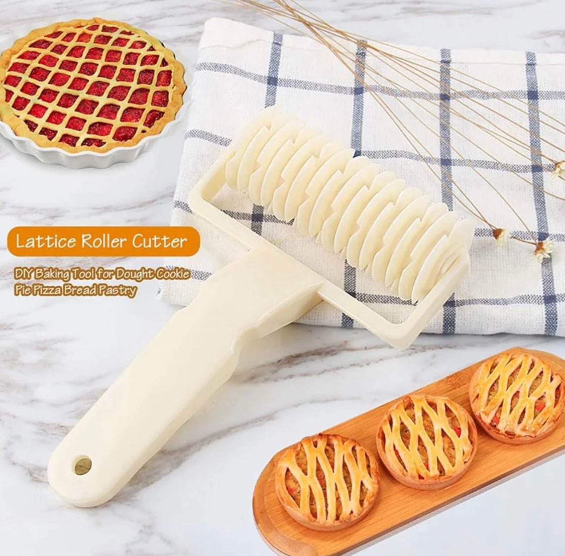 Bakewareind Pastry Lattice Cutter - Bakewareindia
