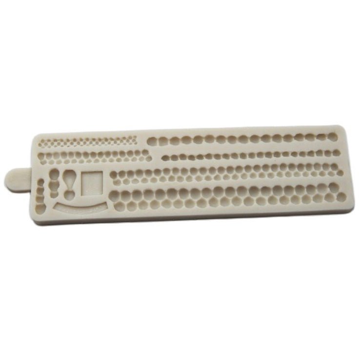 Bakewareind Pearl Droplet Lace Texture Fondant Silicone Mould - Bakewareindia