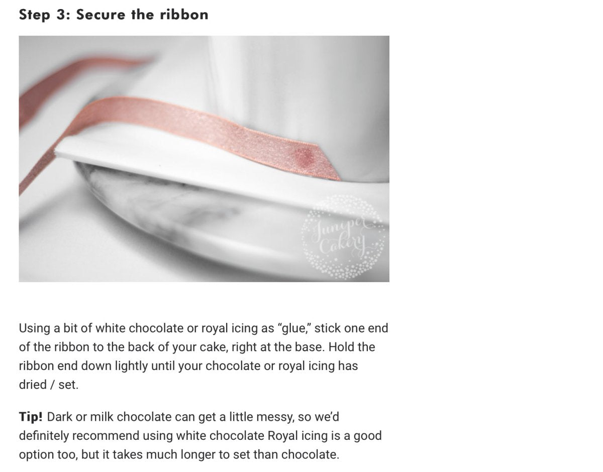 Bakewareind Polka Dot Ribbon cake decorating - Bakewareindia