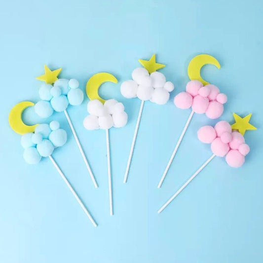 Bakewareind PomPom Balloon Decorating Cake Topper - Bakewareindia