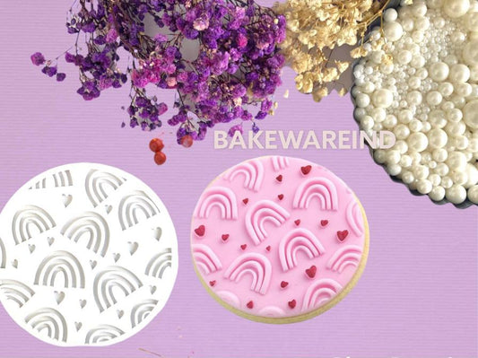 Bakewareind Rainbow Outbosser Stamp Cutter - Bakewareindia