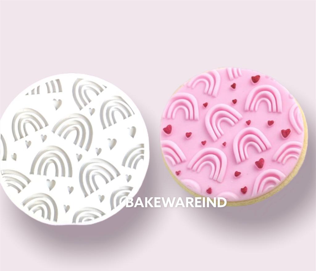 Bakewareind Rainbow Outbosser Stamp Cutter - Bakewareindia