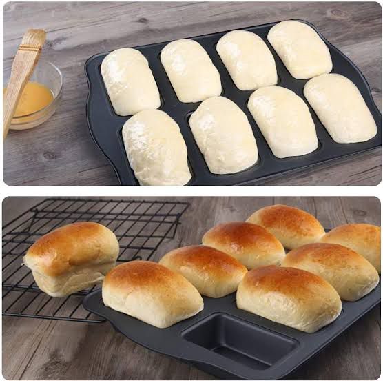 Bakewareind Rectangle Bread Cavity Nonstick tray - Bakewareindia