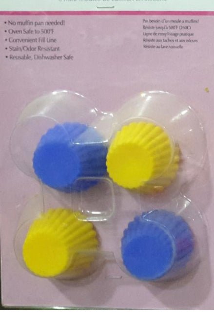 Bakewareind Reusable Silicone Muffin cups , 6pc - Bakewareindia