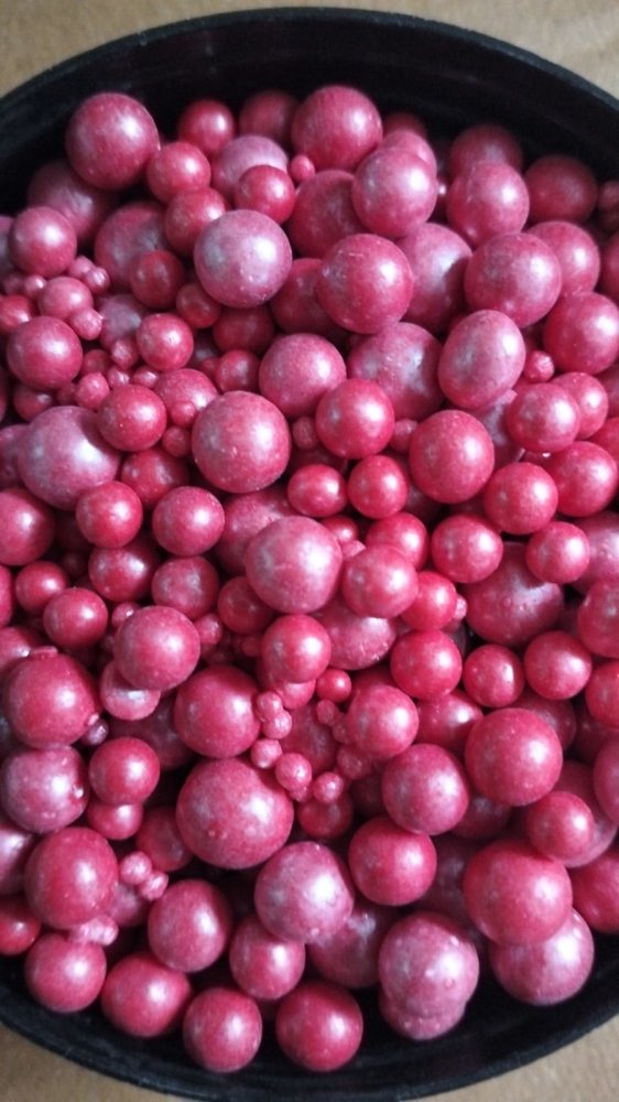 Bakewareind Rose Mix Pearls Rods Sprinkle Mix ,100 gram - Bakewareindia