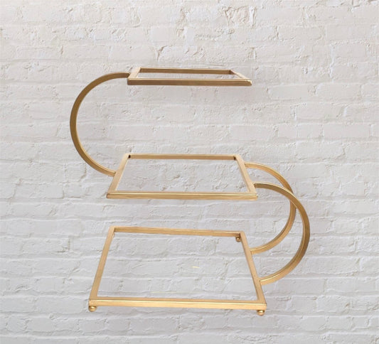 Bakewareind S 3 Tier Glass Cake Stand - Bakewareindia