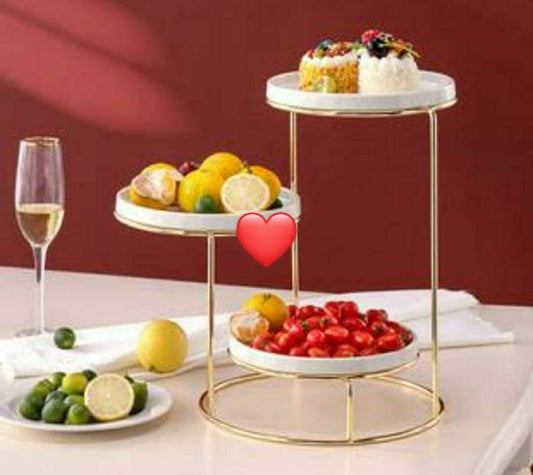 Bakewareind Serving Platter Dessert Stand 3 Tier - Bakewareindia