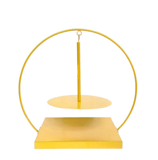 Bakewareind Single Tier Chandelier Hoop Cake Stand - Bakewareindia